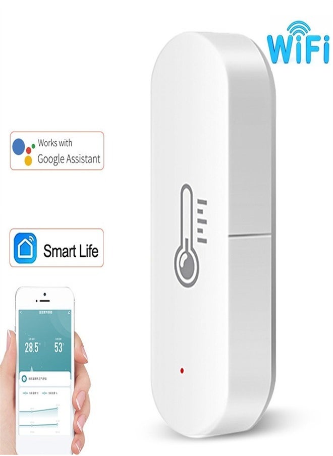 M MIAOYAN Intelligent Household Temperature and Humidity Sensor App Remote Control  - Image 1