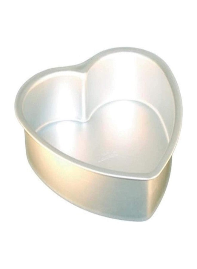 a2s Murti Aluminium Cake Baking tin Mould Heart Shape L-6.5, B-6.5, H-3 inch - Image 2