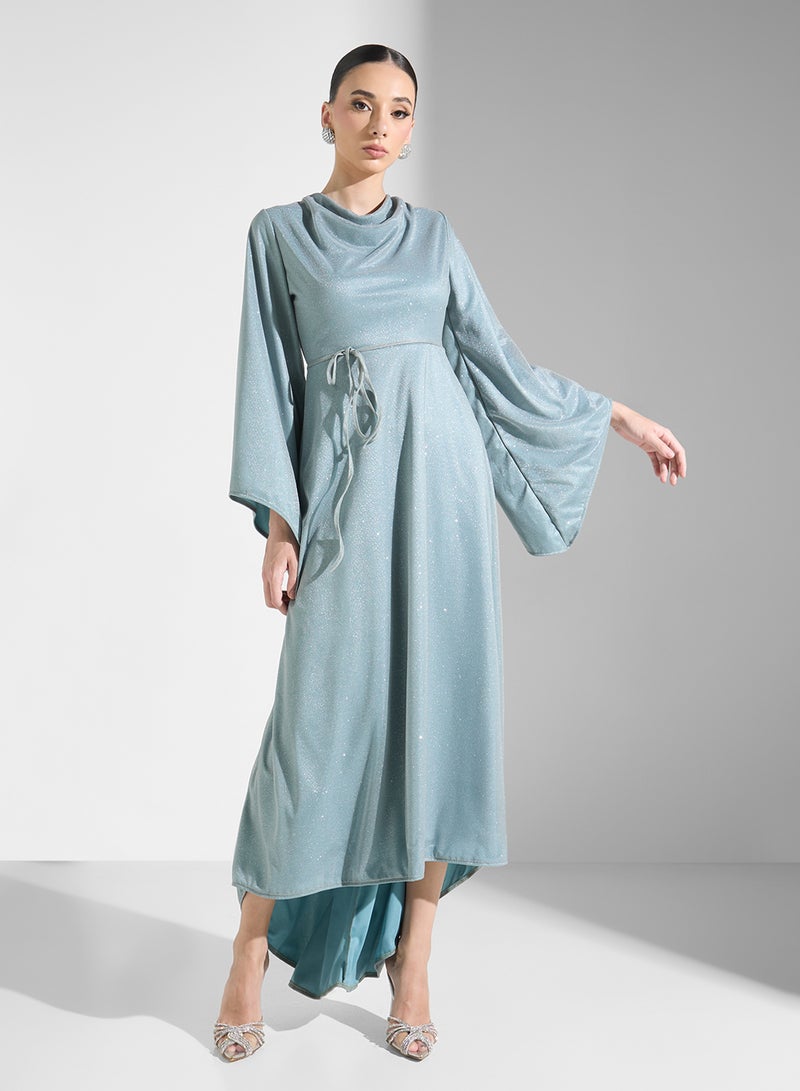Khizana Cowl Neck Midi Dress - Image 1