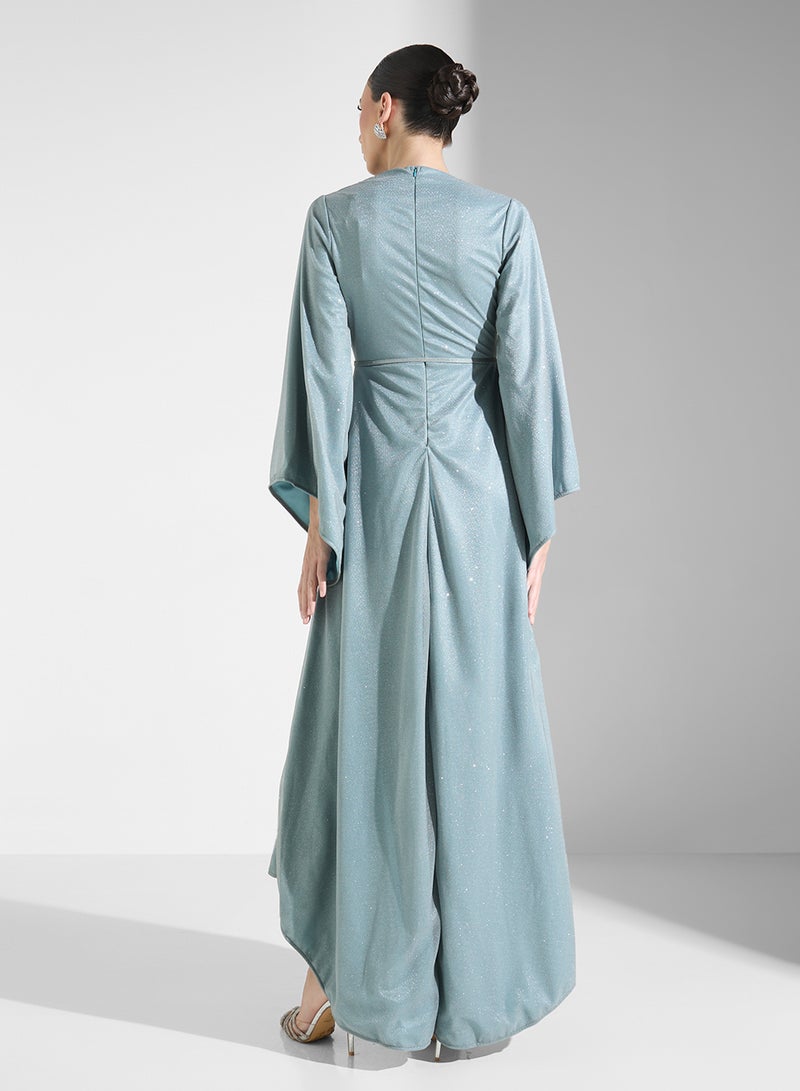 Khizana Cowl Neck Midi Dress - Image 2