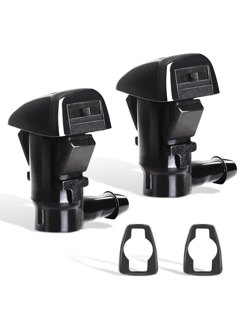 Belleone Belleone 2PCS Front Windshield Washer Nozzle Wiper Spray Kit fit for 2008-2012 Ford Fusion Mercury Milan Lincoln MKZ, Replacement for 8E5Z-17603-A  - Image 1