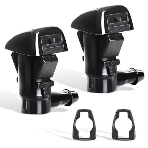 Belleone 2PCS Front Windshield Washer Nozzle Wiper Spray Kit fit for 2008-2012 Ford Fusion Mercury Milan Lincoln MKZ, Replacement for 8E5Z-17603-A - Image 1