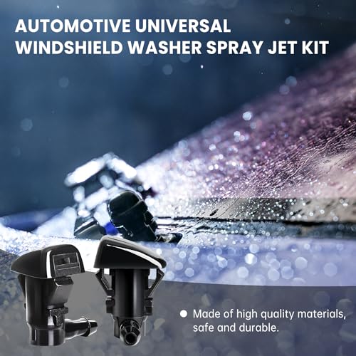 Belleone 2PCS Front Windshield Washer Nozzle Wiper Spray Kit fit for 2008-2012 Ford Fusion Mercury Milan Lincoln MKZ, Replacement for 8E5Z-17603-A - Image 5