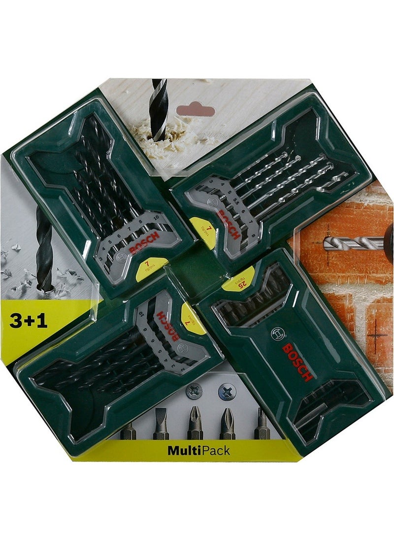 BOSCH 2607017071 Multi 3+1 Mini X Line Drill Bits Set 4 Set  - Image 3