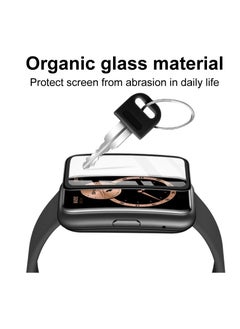 HEXABEX Screen Protector Redmi Watch 3/ Redmi Watch 3 Active/ Redmi Watch 3 Lite, Full Cover 3D Screen Protector for Redmi Watch 3/ Redmi Watch 3 Active/ Redmi Watch 3 Lite Black/Clear  - Image 3