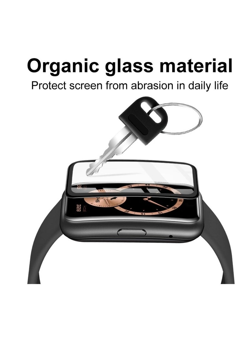 HEXABEX Screen Protector Redmi Watch 3/ Redmi Watch 3 Active/ Redmi Watch 3 Lite, Full Cover 3D Screen Protector for Redmi Watch 3/ Redmi Watch 3 Active/ Redmi Watch 3 Lite Black/Clear  - Image 3