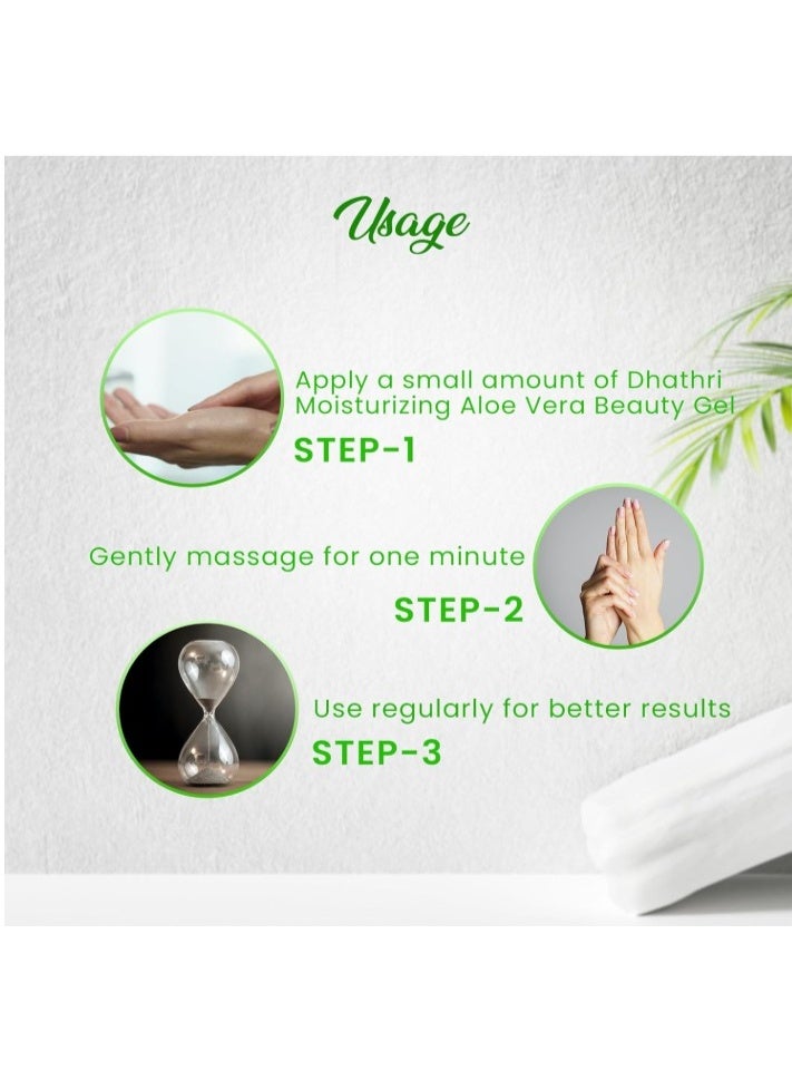 dhathri Herbal Aloe Vera Beauty Gel 100ml - Image 2