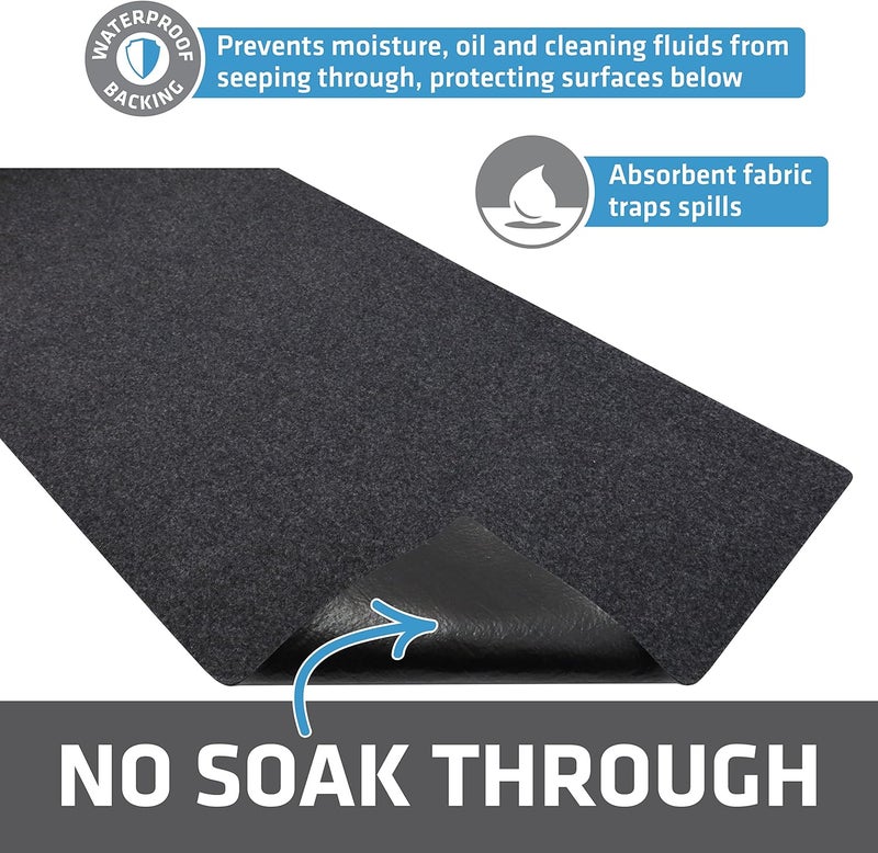 Dry Mate Gun Cleaning Pad, Premium Gun Cleaning Mat, Absorbent, Waterproof, Durable, Protects Surfaces, Contains Liquids (Made in The USA) - Image 4