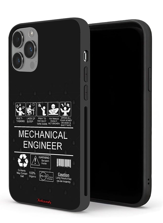 Tolwak Apple iPhone 14 Pro Protective Case Mechanical Engineer Sticker - Image 1