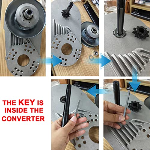 IPARTS EXPERT 212CC Torque Converter 6.5 HP 3/4" Go Kart Mini Bike Comet Clutch 10T 40/41 and 12T 35 Chain Predator Driver Pulley Replacement Set - 30 Series - Image 5