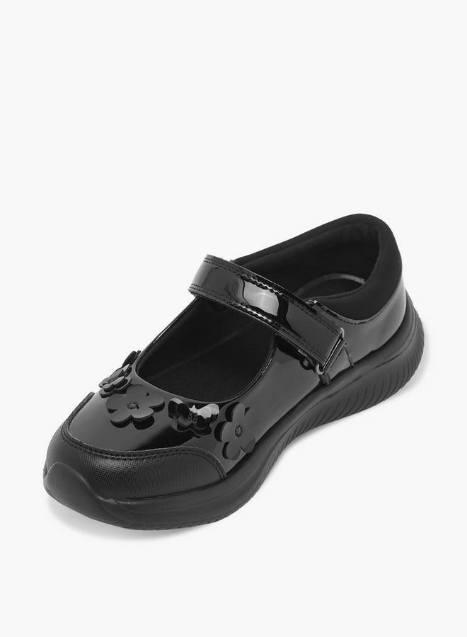 Dash Girls Hook & Loop Mary Jane School Shoes - Image 4