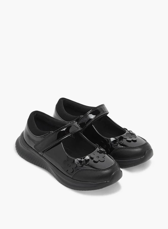 داش Girls Hook & Loop Mary Jane School Shoes