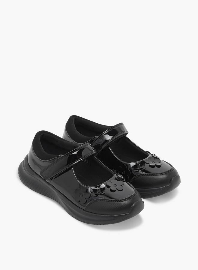 Dash Girls Hook & Loop Mary Jane School Shoes - Image 1