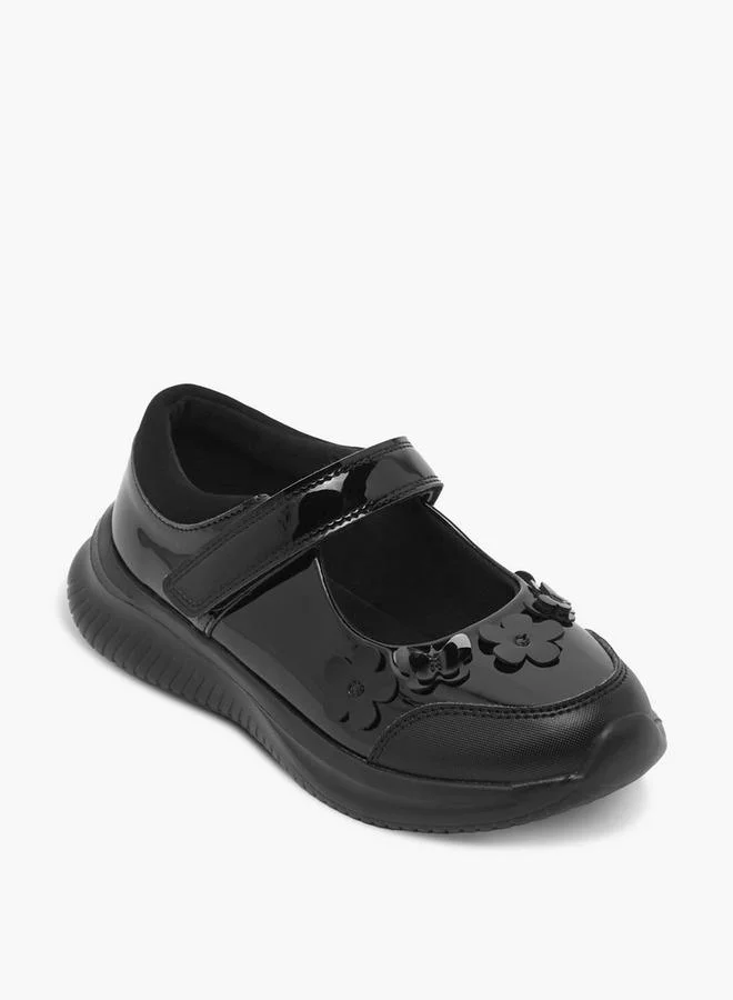 داش Girls Hook & Loop Mary Jane School Shoes