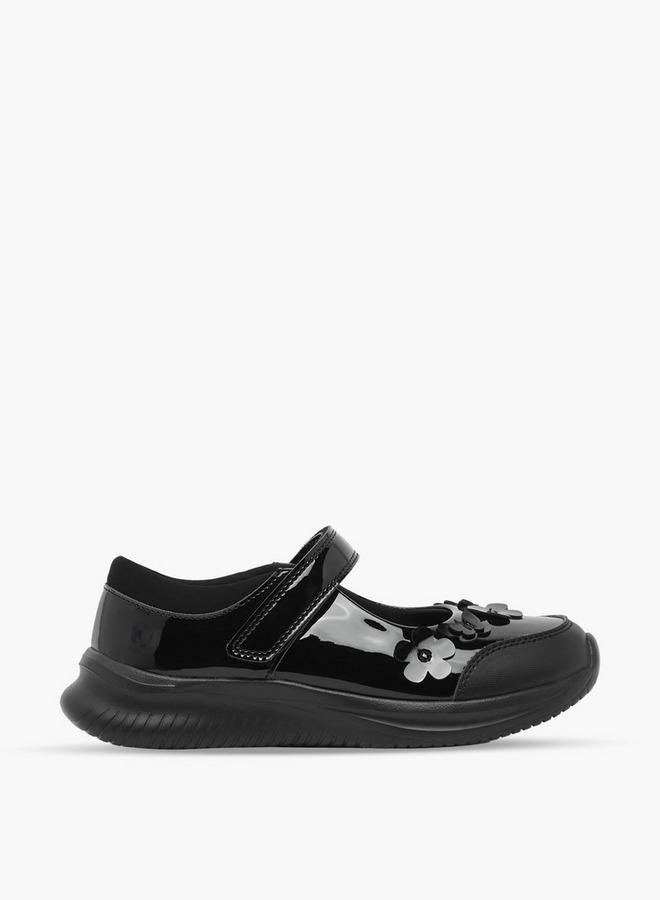 Dash Girls Hook & Loop Mary Jane School Shoes - Image 3