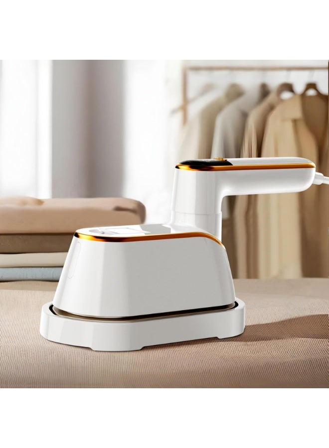 Zarra Traders Handheld Mini Garment Steamer & Iron, Portable 2 in 1 Steam Iron for Clothes, Travel & Home Use - Image 2