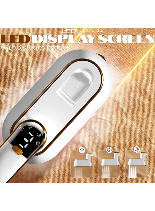 Zarra Traders Handheld Mini Garment Steamer & Iron, Portable 2 in 1 Steam Iron for Clothes, Travel & Home Use - Image 5