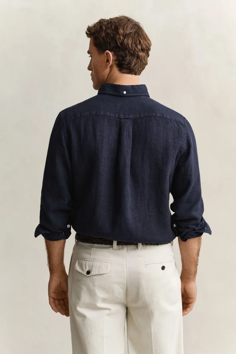 Gant  Regular Gmnt Dyed Linen Shirt for Men | Best Price UAE