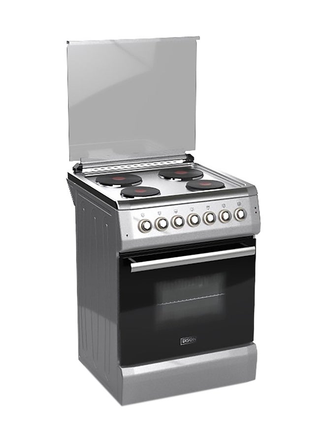 EDISON Edison Free-standing Electric Oven, Stainless Steel, 4 Burners, 60×60 cm 