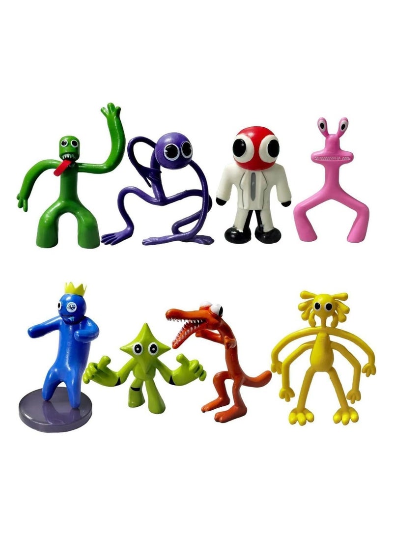عام 8 قطع ألعاب رايبو فريندز ألعاب رايبو فريندز شخصيات متحركة لعبة شخصيات متحركة - Image 1