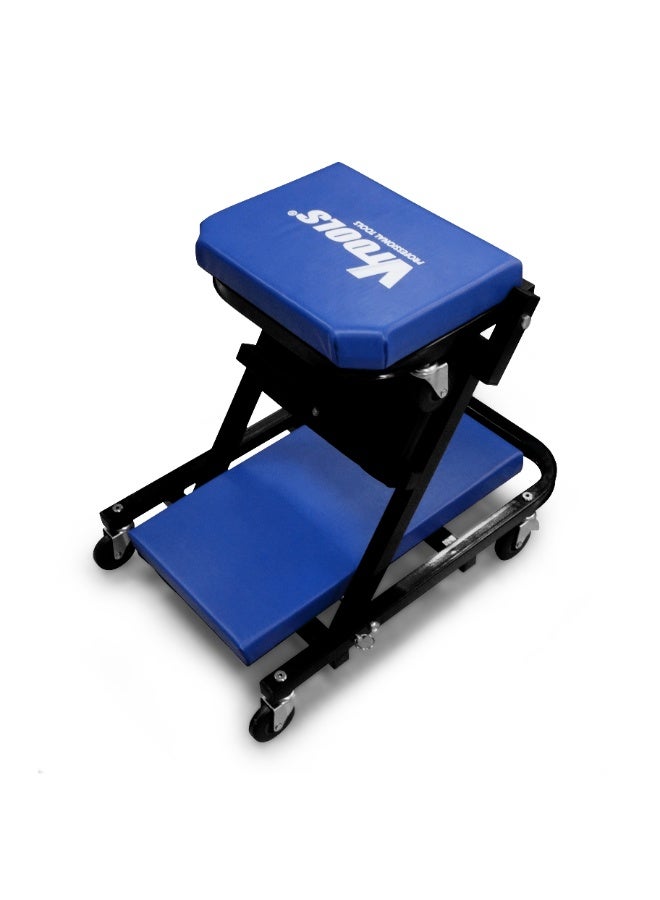 في تولز زاحف ومقعد قابلان للطي 2 في 1، إطار فولاذي Q195 عالي التحمل - Image 2