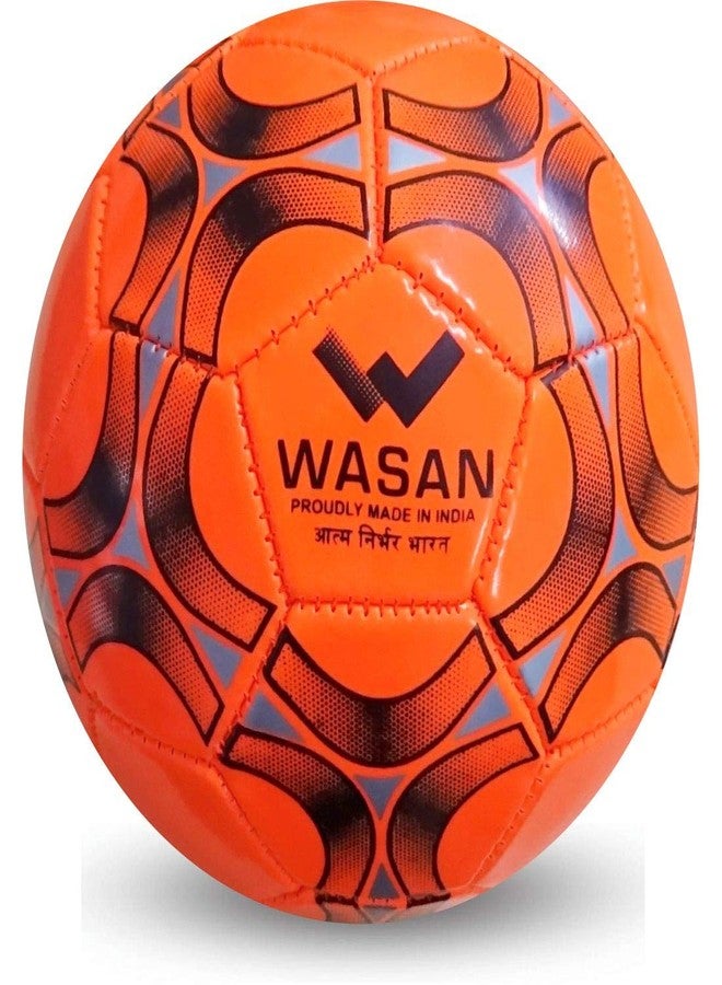 Wasan Mini Football for Kids Upto 6 Years to Play at Home/Garden - Orange, Size 1 - Image 3