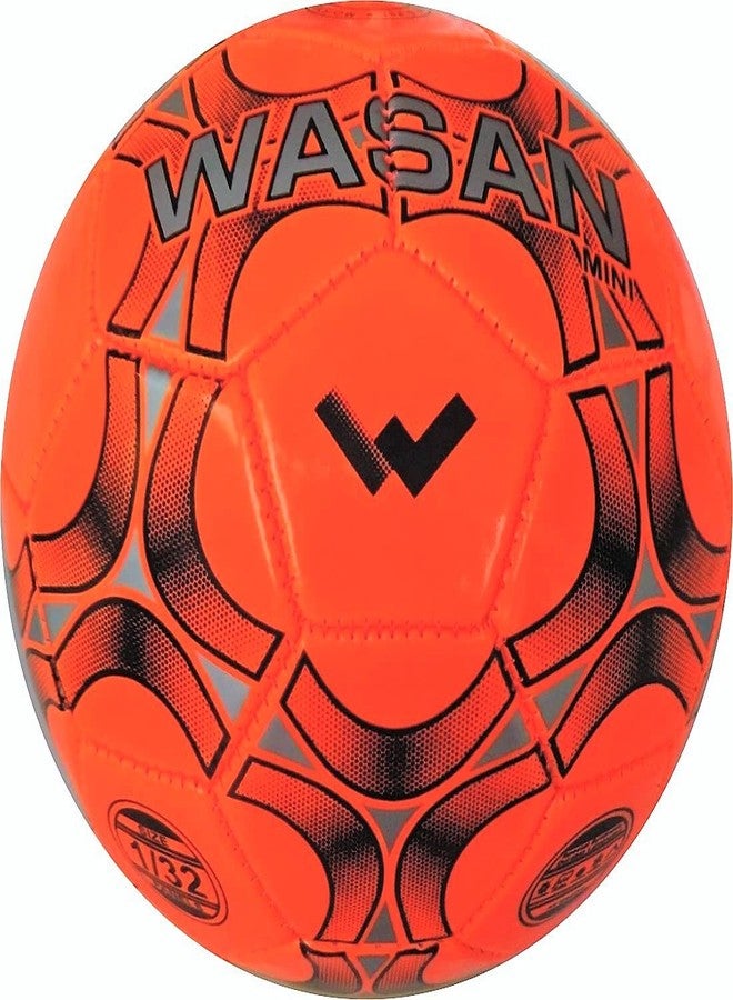 Wasan Mini Football for Kids Upto 6 Years to Play at Home/Garden - Orange, Size 1 - Image 1