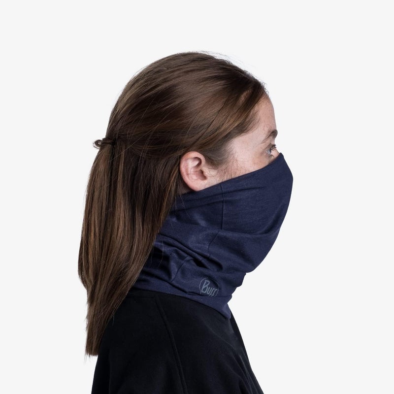 Buff Us Tubular Shawl, Solid Night Blue, One Size - Image 4