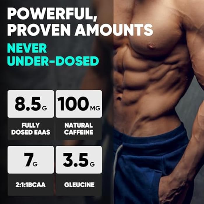 Venture Pal EAA Amino Energy Powder with BCAAs, Green Tea & Green Coffee Extract, Pre-Workout Support, Keto Friendly, Watermelon, 30 Servings - Image 3