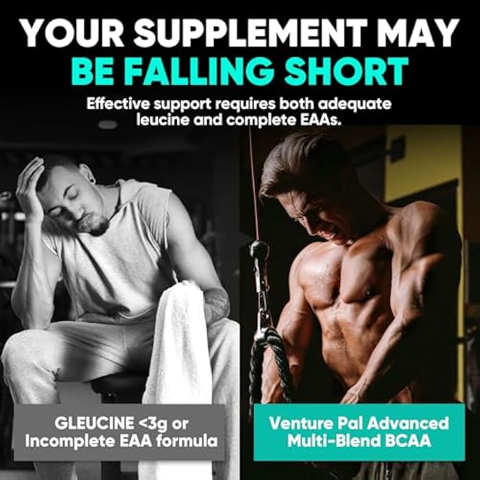 Venture Pal EAA Amino Energy Powder with BCAAs, Green Tea & Green Coffee Extract, Pre-Workout Support, Keto Friendly, Watermelon, 30 Servings - Image 2