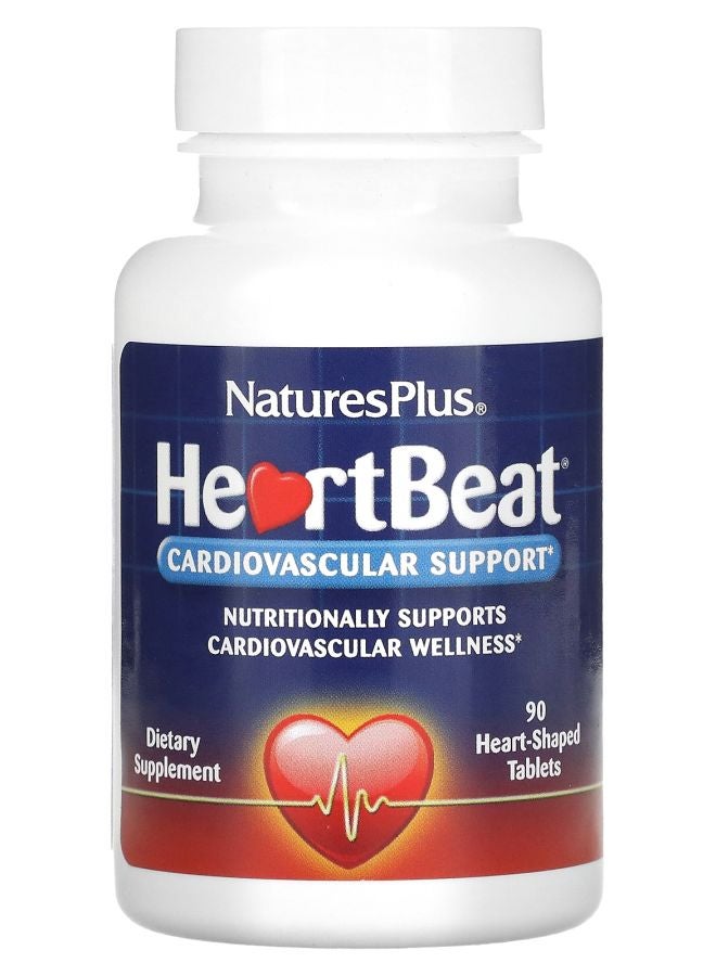 HeartBeat Cardiovascular Support 90 Heart-Shaped Tablets