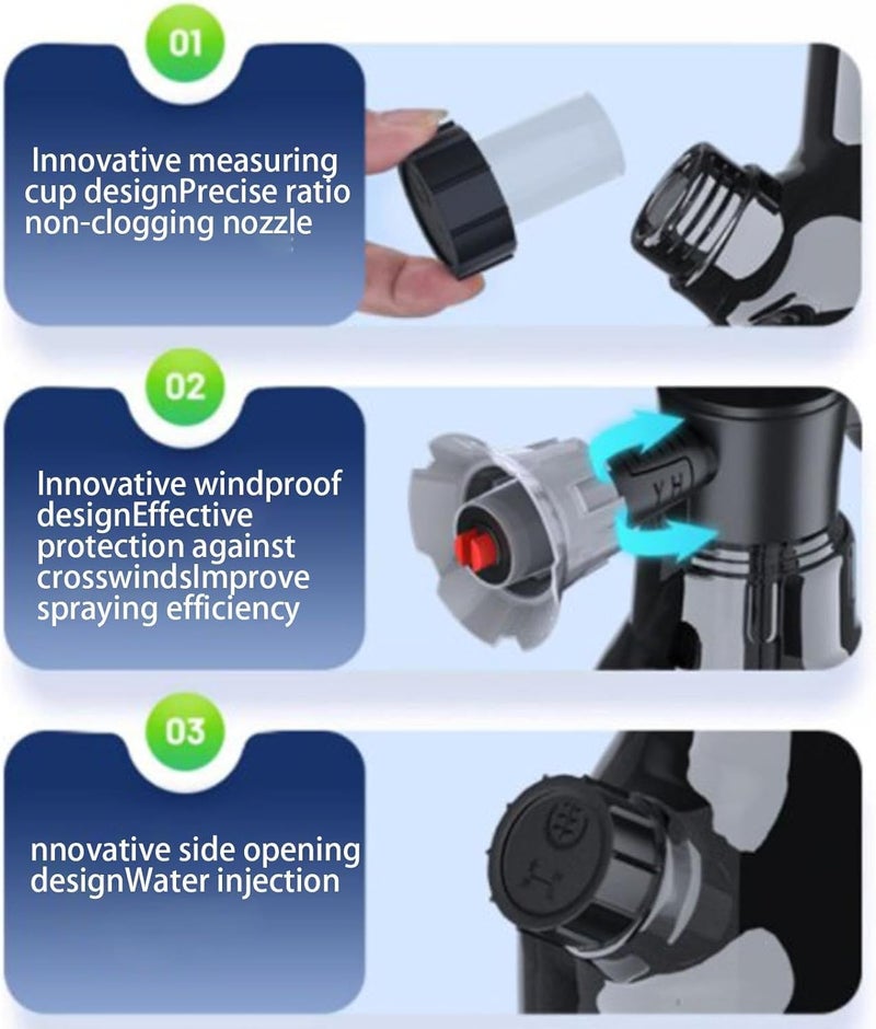 Pressure Washer Foam Cannon | Foam Sprayer Attachment, Comfortable Grip, PP Construction | Car Truck Boat Cleaning Tool, No Garden Hose Needed | Auto Detailing, Home Car Wash, Outdoor Use | Efficient - Image 5