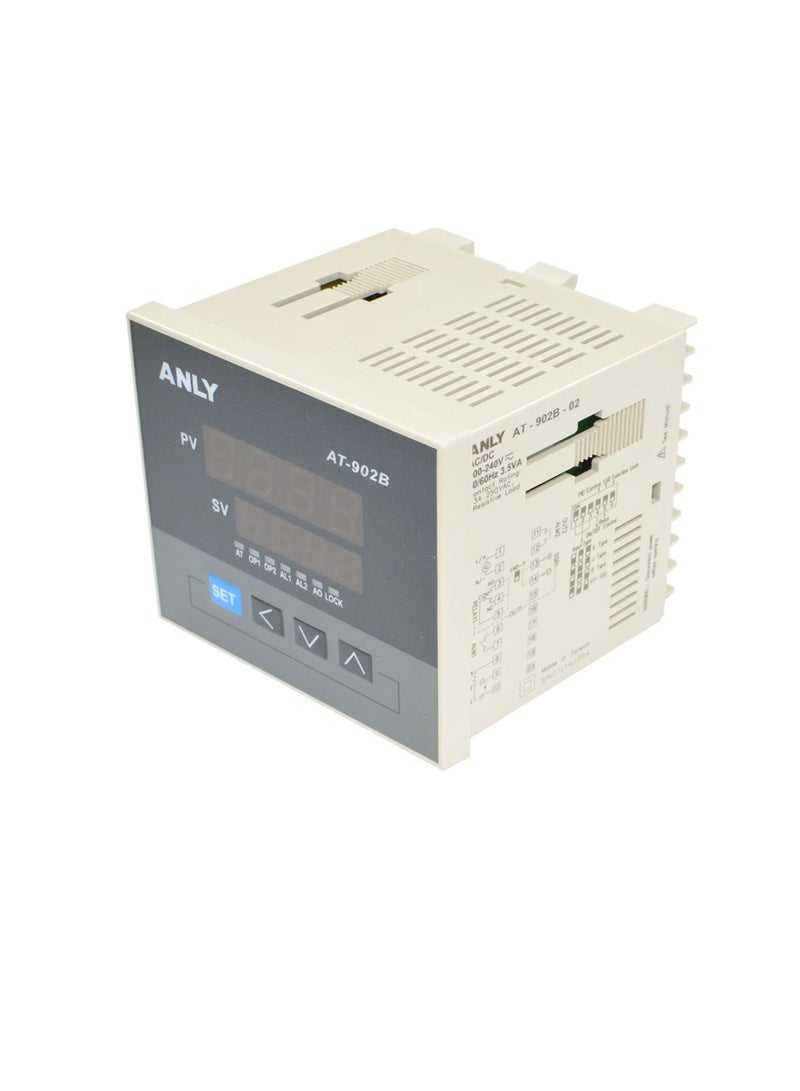 ANLY Temperature Controller Out1 Relay SSR Out2 Alarm 96X96mm AT902B02 - Image 1