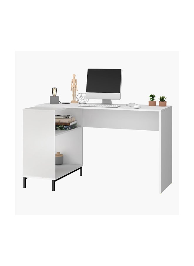 Home Box - Bianca Theo L-Shape Study Desk 69.5 x 79.5 x 135 cm - Image 1
