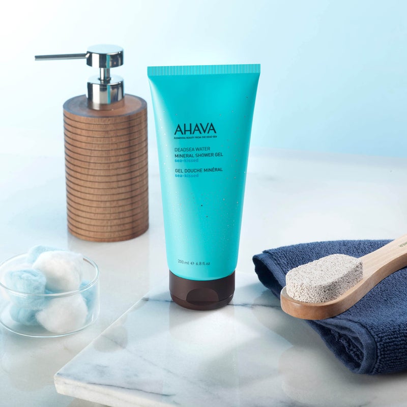 AHAVA Dead Sea Water Mineral Shower Gel, Sea-Kissed - Refreshes & Relaxes, Washes Away Dirts & Impurities, Enriched with Exclusive Mineral Blend of Dead Sea, Osmoter & Zinc, 6.8 Fl.Oz - Image 4