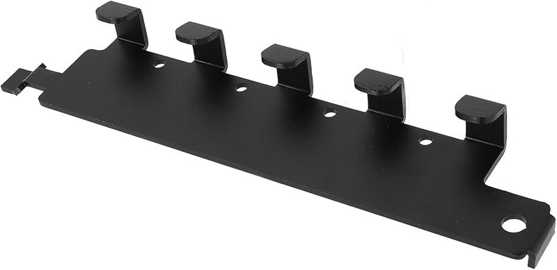 خطافات مسار L من سبائك الألومنيوم الأسود منظِّم أدوات مثبت على الحائط للجراج وعربة النزهة والشاحنة - Image 5