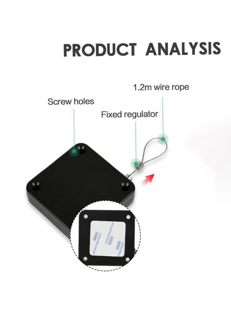 Non-perforated Automatic Sensing Door Closer Multifunctional Automatic Door Closer Automatic Door Closer For Household And Commercial Use With Pull Cord Type Door Closer - Image 3