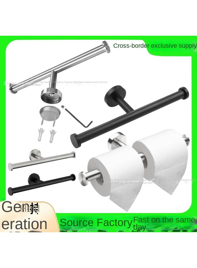 Bluejw New Double Roll Perforated Tissue Rack Toilet Paper Rack Toilet Towel Rack Hotel Bedroom Coat Rack In Stock - Image 2