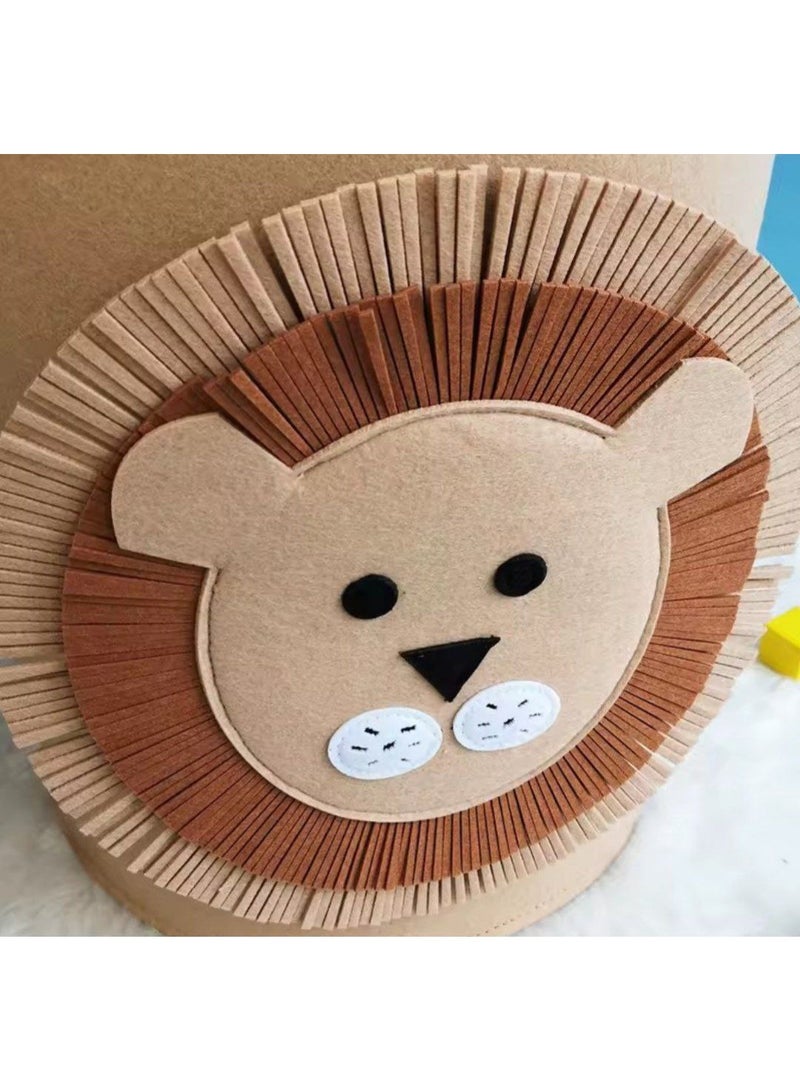 Foldable Storage Basket 35 × 35 cm – Heavy Linen Fabric Storage Bin with Soft Inner Lining, Durable Handles, Collapsible Organizer for Clothes, Toys, Laundry and Home Storage - Image 3