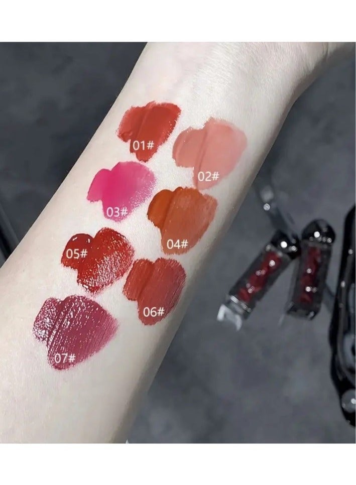 Gege bear Ice Mountain Lava Lip Glaze - Smooth, Long-Lasting Shine for All Skin Tones - Image 4