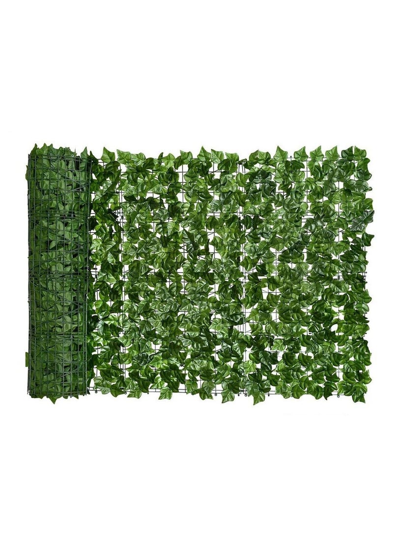 LINGWEI Artificial Fake Wall Grass Green 100x300cm  - Image 2