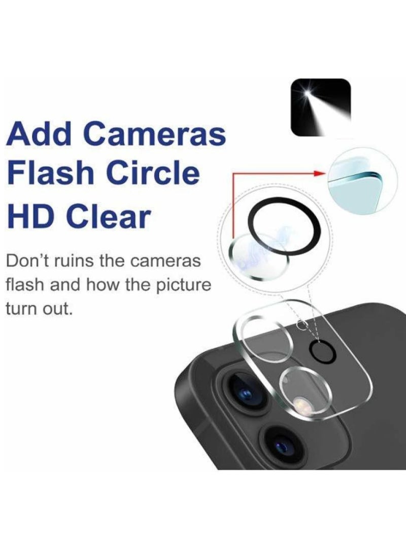 MOCOM iPhone 12 Camera Lens Protector Glass Guard Clear  - Image 2