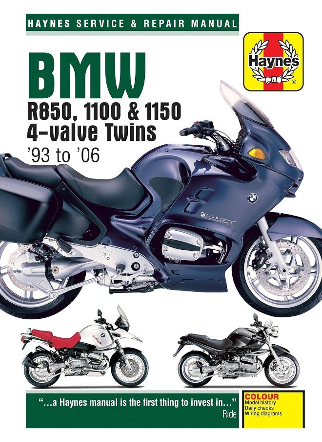 BMW R850, 1100 & 1150 4-valve Twins (93 - 06) Haynes Repair Manual  - Image 3