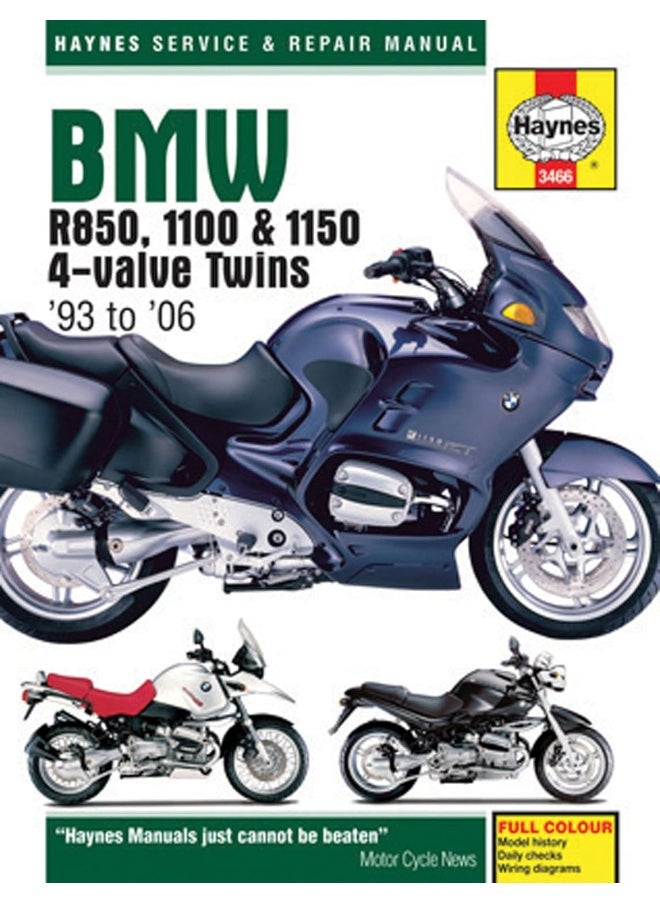 BMW R850, 1100 & 1150 4-valve Twins (93 - 06) Haynes Repair Manual  - Image 4