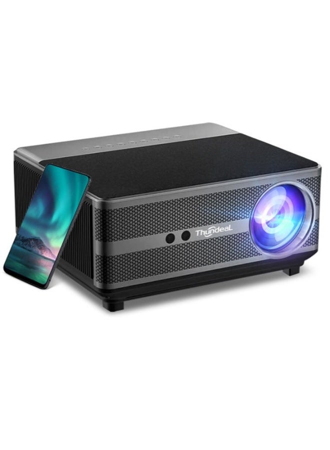 ThundeaL Projector with 5G WiFi and Bluetooth, Portable Projector Support 8K 1080P, Auto Focus & Keystone, Zoom, Movie Video Home Theater Projector Compatible with/HDMI/USB/Phone/Laptop/TV Stick - Image 2