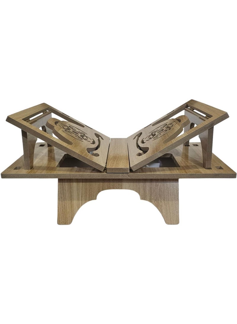 Luxury Quran stand made of decorated wood, size 25 * 40 cm, easy to use and apply - Image 1
