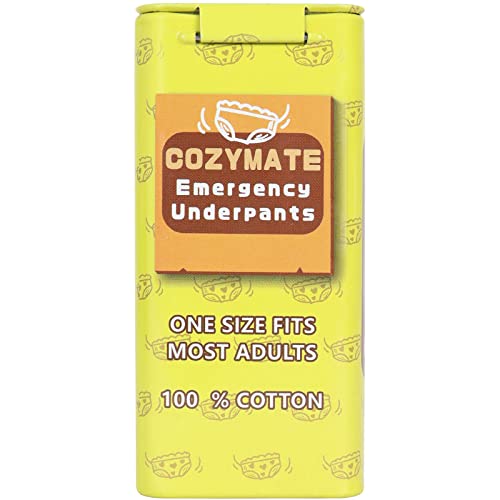 COZYMATE Emergency Underpants Gag Gifts Travel Out Instant Underwear in Compact Tin Container Great Funny Useful White Elephant Gift Exchange for Men Women Adult - Image 5