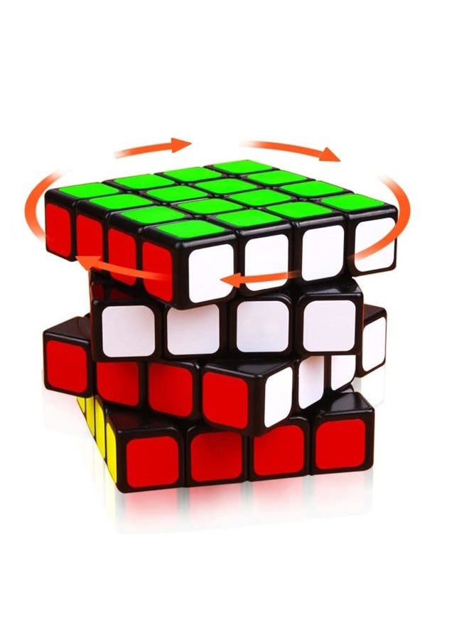 IRRDFO 4x4 Speed Cube, 4x4 Cube Puzzle Black - Image 4
