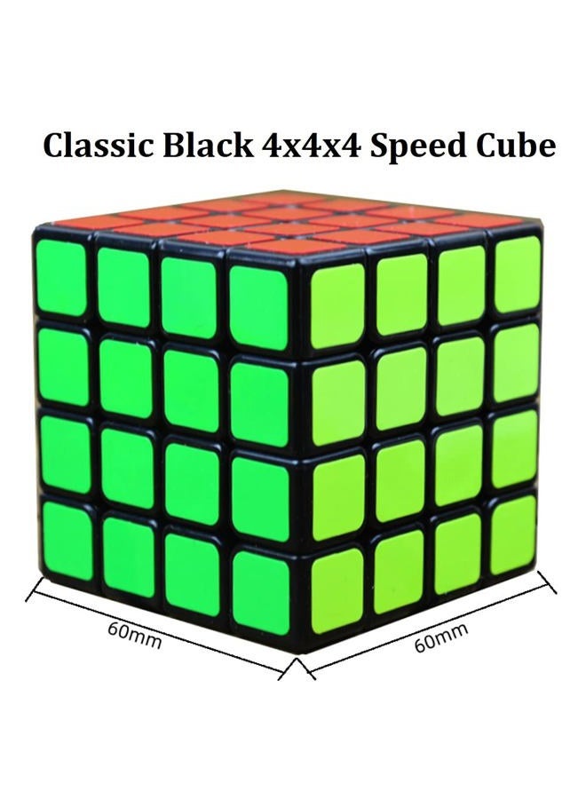 IRRDFO 4x4 Speed Cube, 4x4 Cube Puzzle Black - Image 2