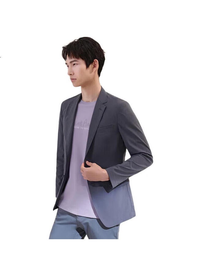 Saint Angelo Baoxiniao Spring Men'S Sports Suit Packable Casual Western Jacket Kesu241012U Gray Blue 52 - Image 2